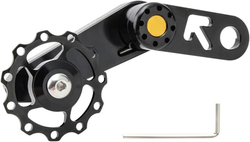 ZLiT Bike Single Speed Chain Tensioner,Aluminum Alloy Bike Chain Tensioner for Bicycle Chain Tensioner Tool - Image 1